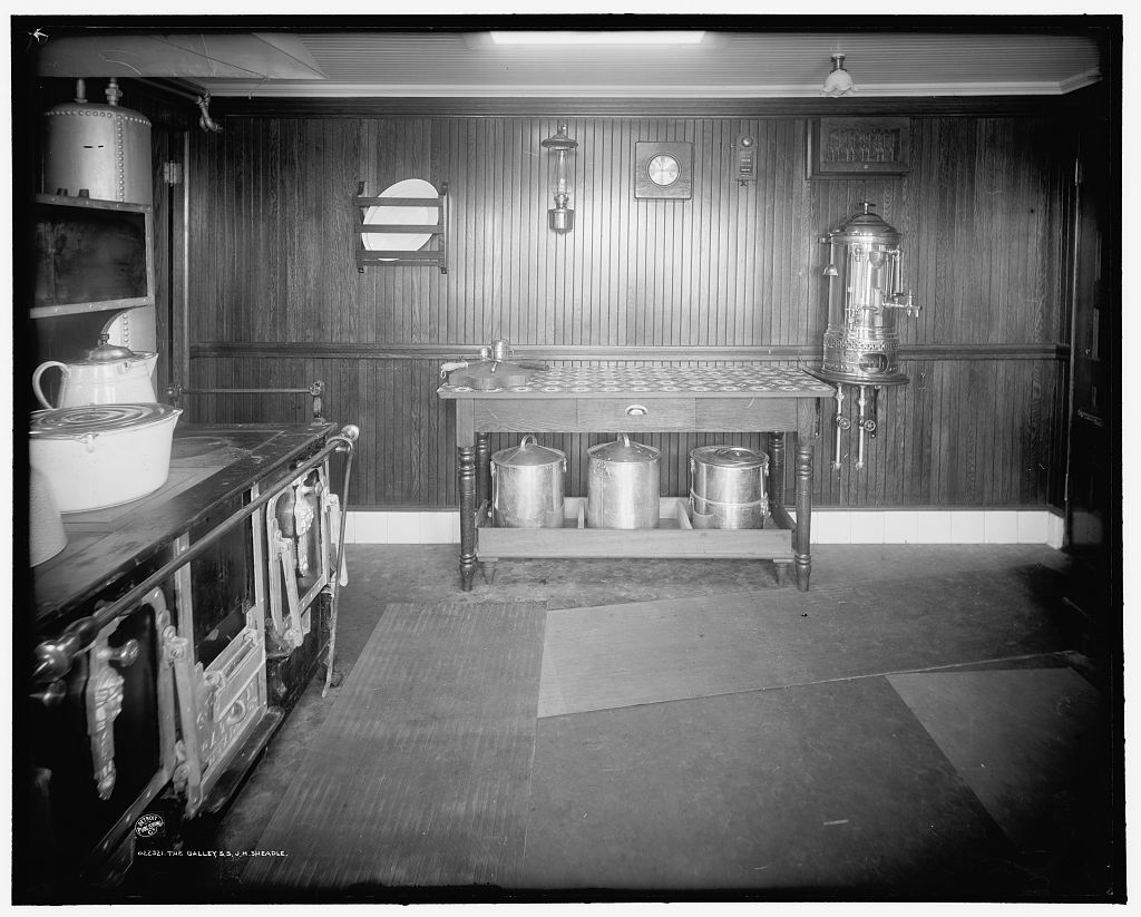 Kombüse Frachtschiff 1906