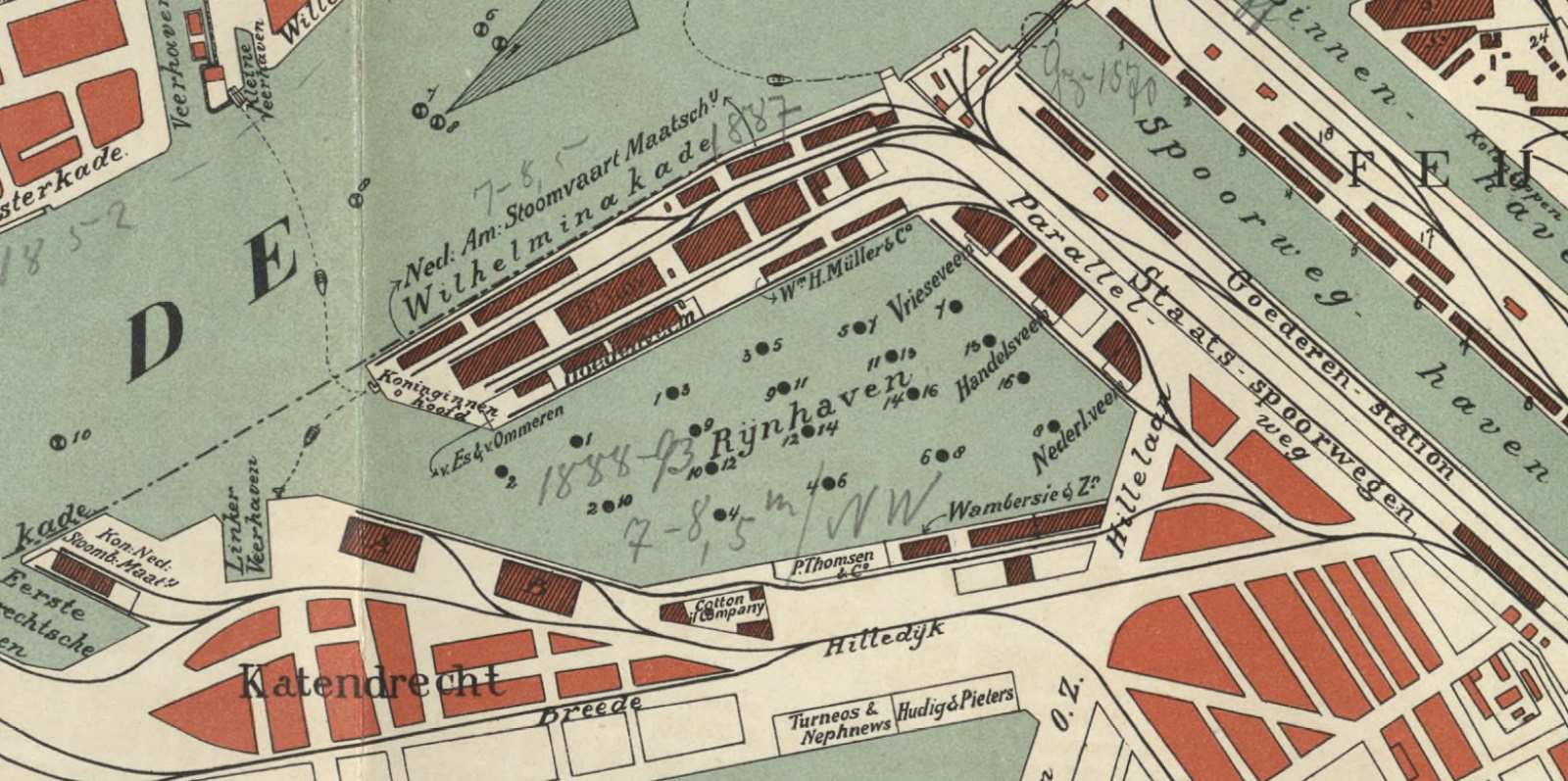 Rheinhafen Rotterdam 1908