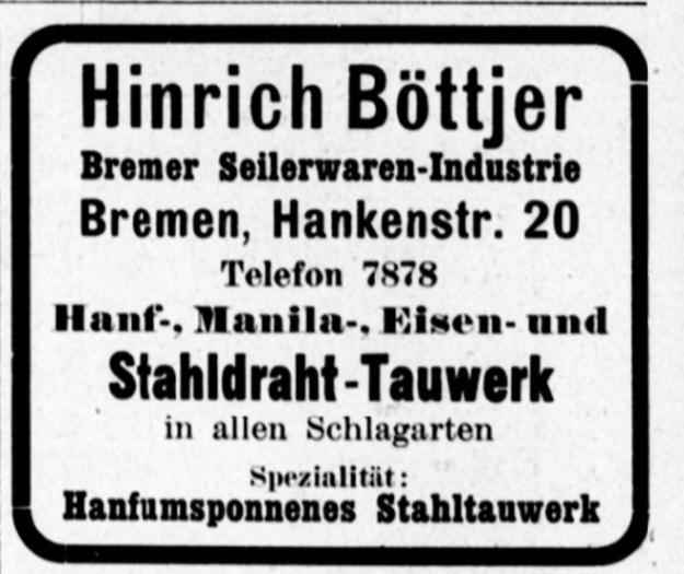 Hinrich Bötjer, Bremer