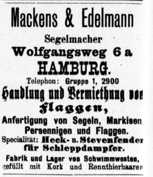 Mackens & Edelmann, Hamburg