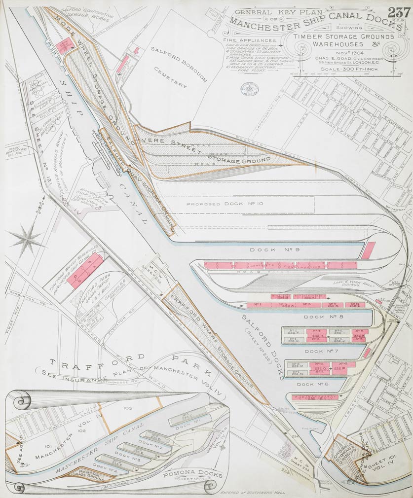 Salford Docks, Trafford Park 1904