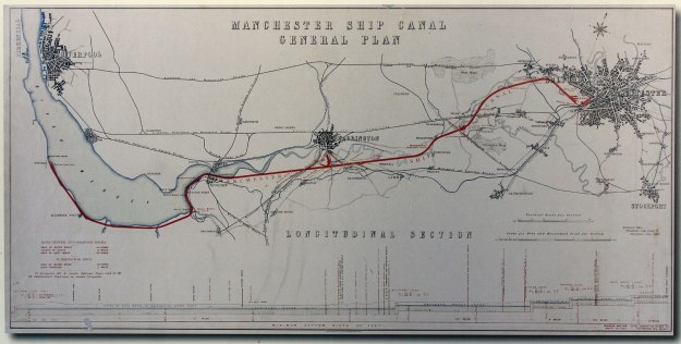 Manchester Ship Canal map 1890