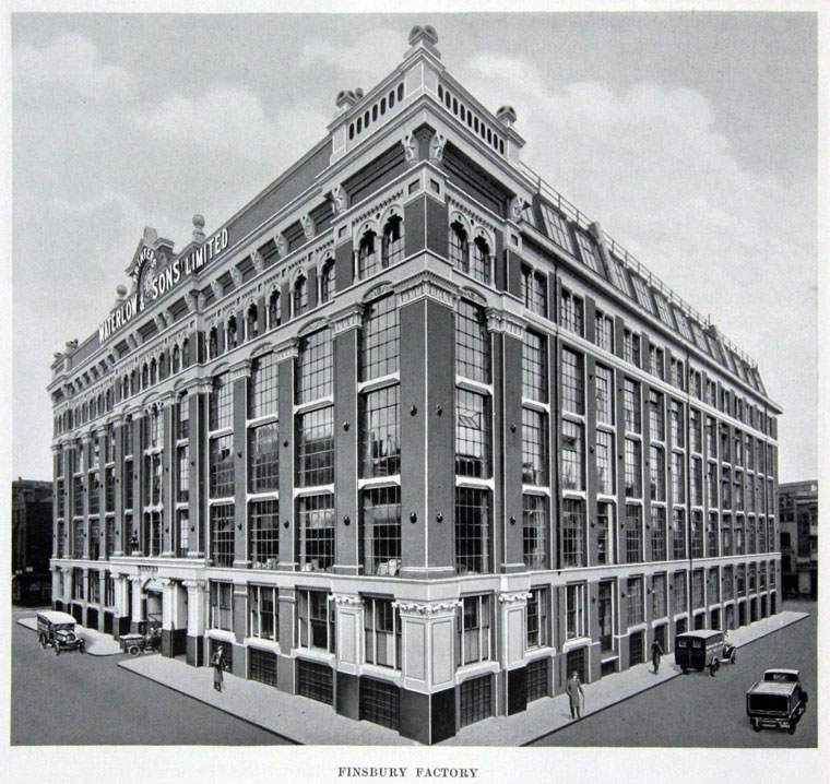 Waterlow and Sons, Finsbury