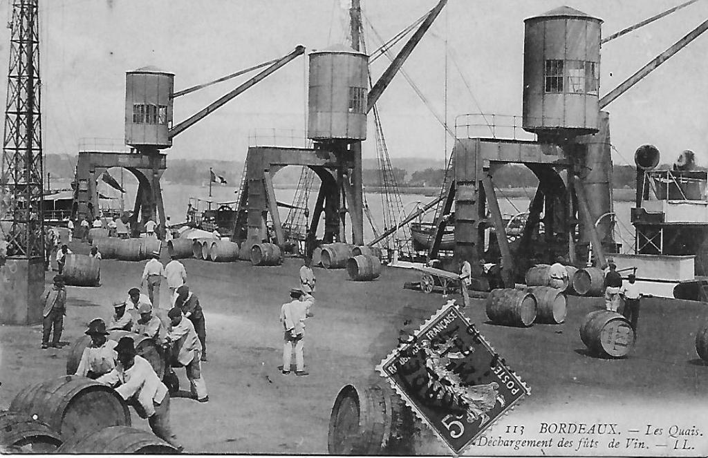Bordeaux, carte postale, envoyée 1909