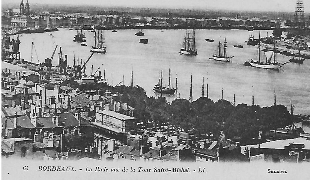 Bordeaux carte postal envoyée 1924