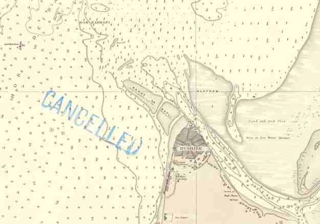 Bushire 1906 map