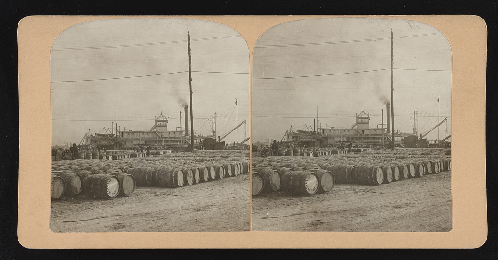 Sugar Levee New Orleans about 1901