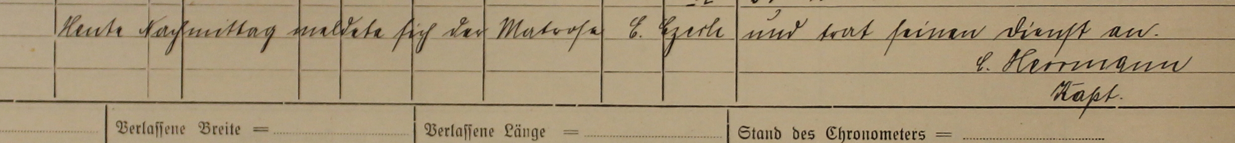 Erich Czech, Berlin, Schiff Neumünster