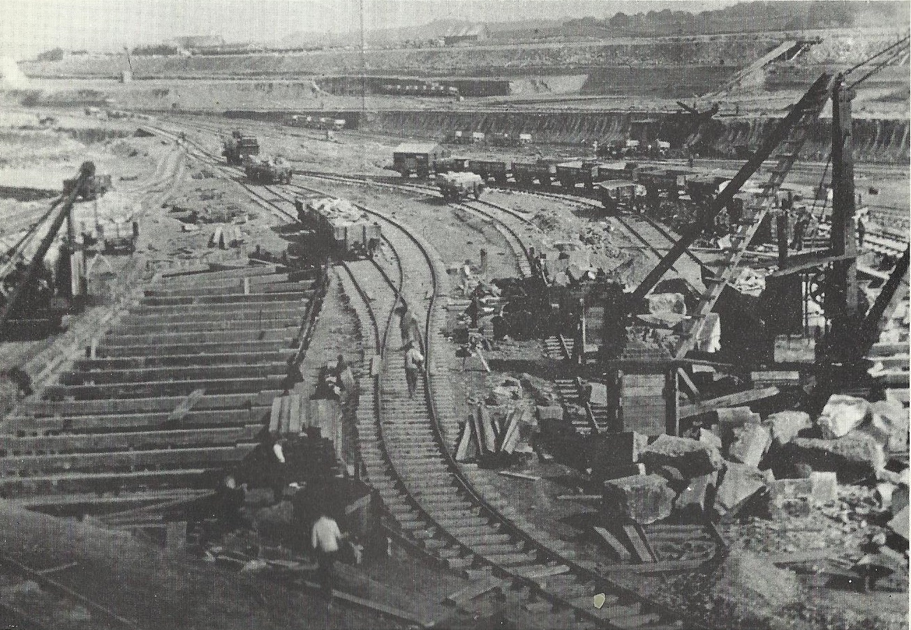 Barry Docks under construction