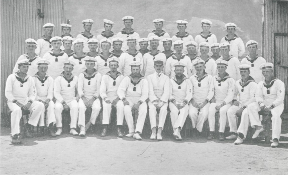SMS Emden, Mannschaft (Teil) in Liverpool, WW1