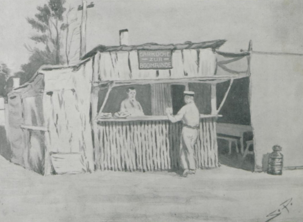 Garküche zur Boomrinde, Liverpool Camp, WW1