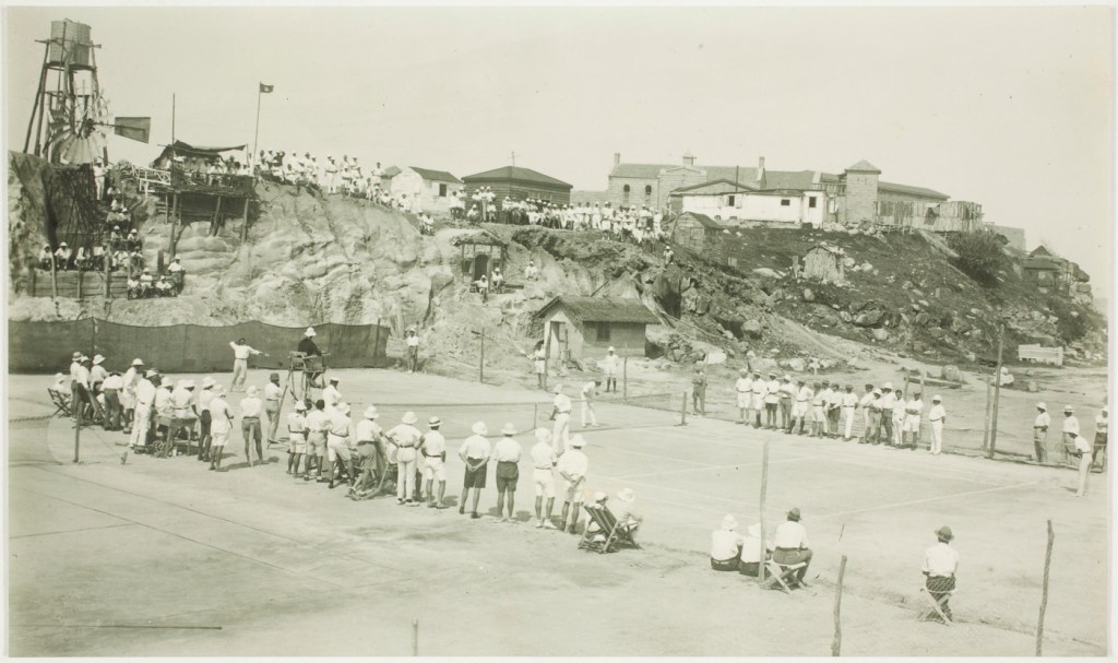 Trial Bay 1918 tennis match