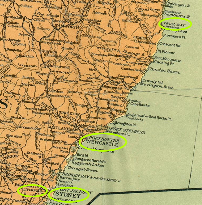 Trial Bay and Liverpool Camp