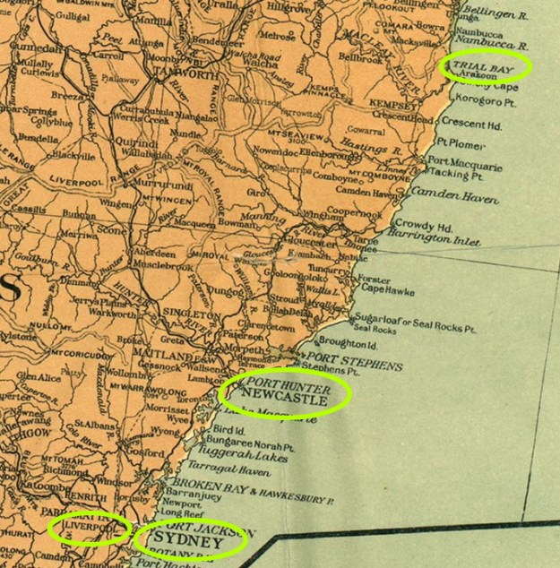 Trial Bay and Liverpool Camp