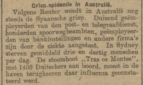 Tras os montes, spanish flu, 1919