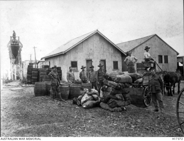 Liverpool camp WW1, kitchen buildings
