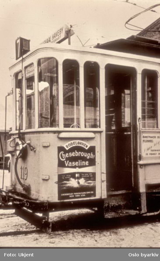 Vaseline, poster, oslo tram