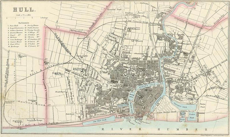 Hull, map