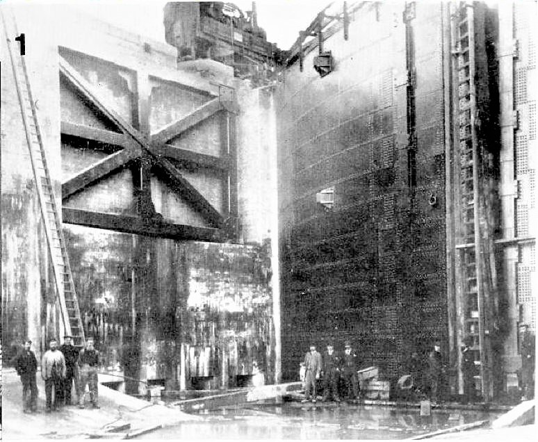 lock gates Port Talbot about 1890