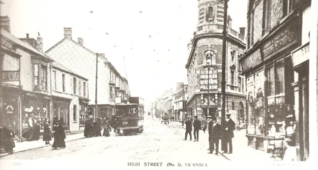Swansea High Street about 1915