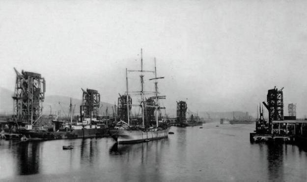 swansea kings dock 1910 coal hoist