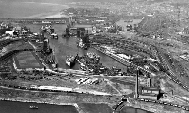Swansea Docks 1920er Jahre