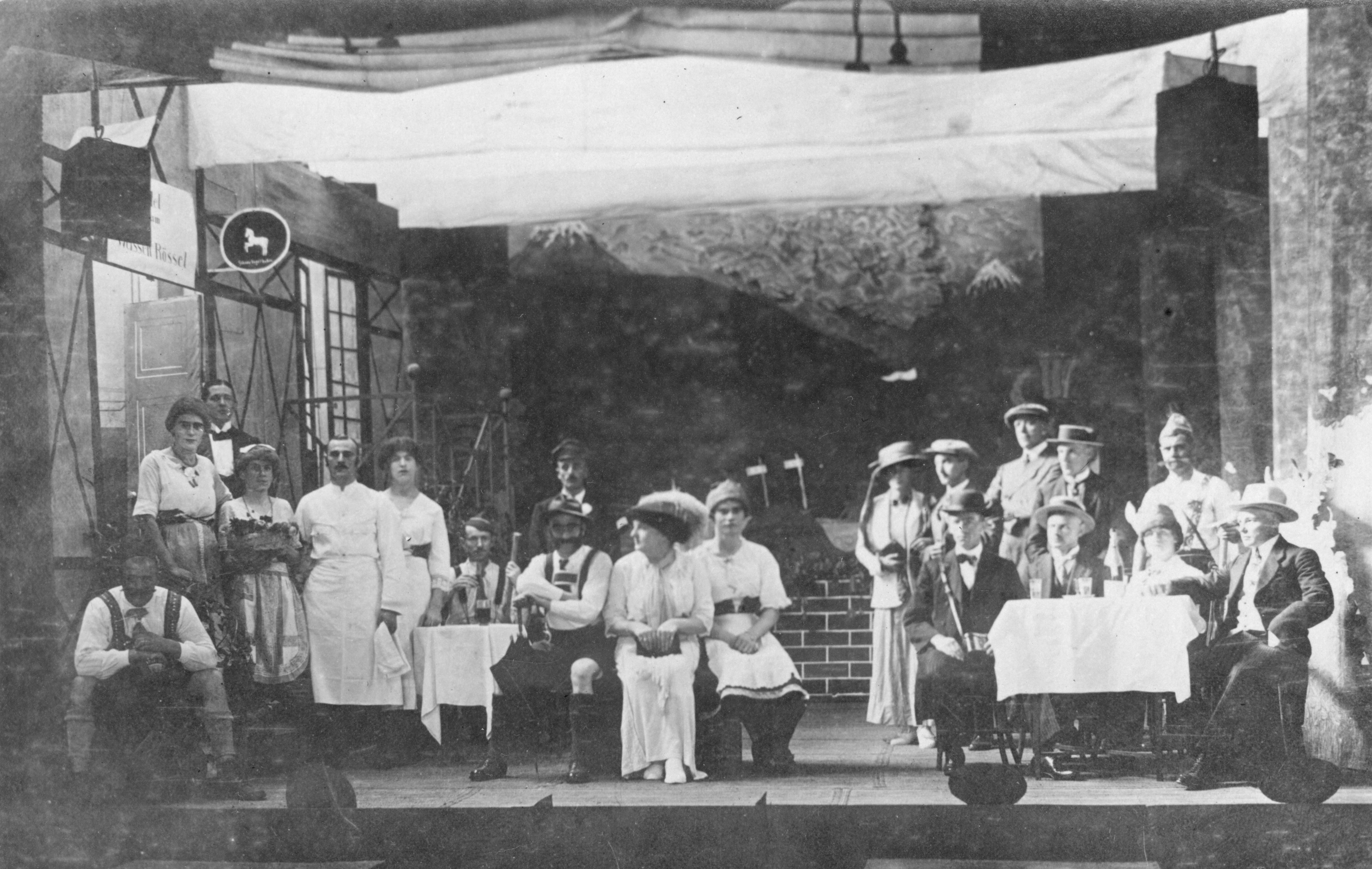 Im weißen Rössel, Aufführung um 1916