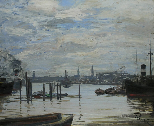 Alfred Renz, Hafen Hamburg