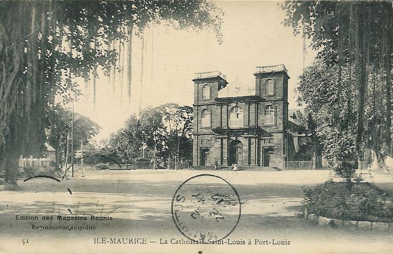 Port Louis cathedral 1912