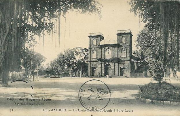 Port Louis cathedral 1912