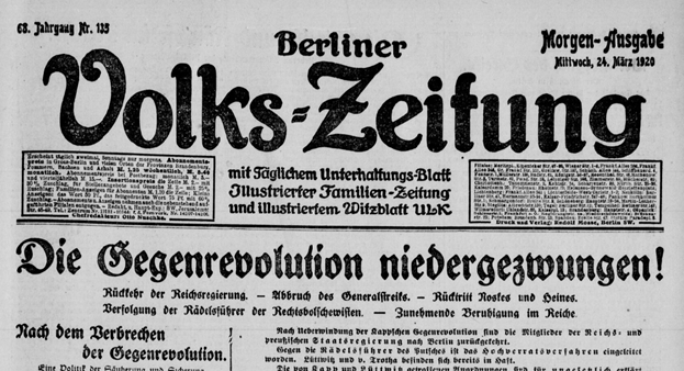 Die Gegenrevolution niedergezwungen!