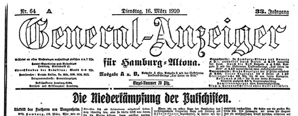 Niederkämpfung der Putschisten