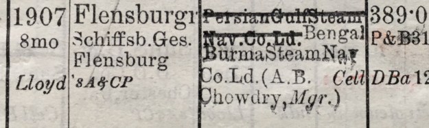 steam ship Sultania 1930