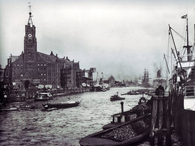 Kaiserspeicher Hamburg Zeitball 1900