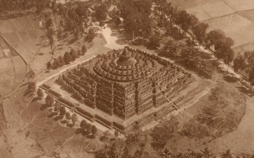 Borobudur Luftaufnahme