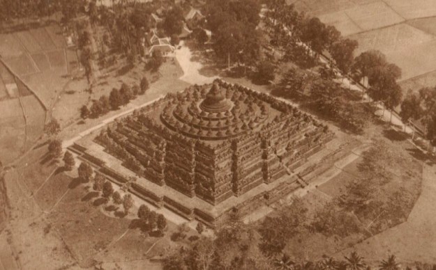 Borobudur Luftaufnahme