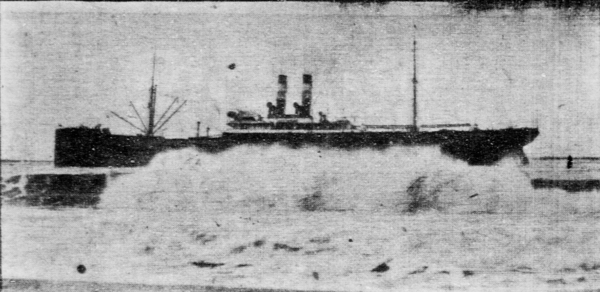steamship "Harburg" 1908 Long Island