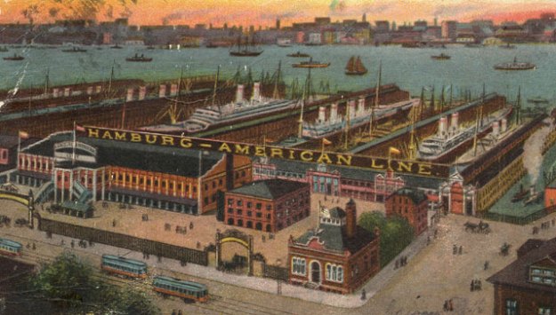 Hamburg American Line Hoboken 1910