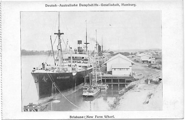 New Farm Wharf Brisbane 1912 - 1913