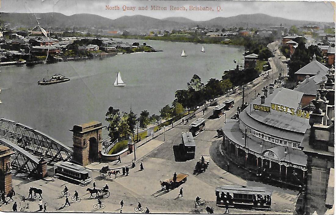 Brisbane Victoria Bridge and North Quay