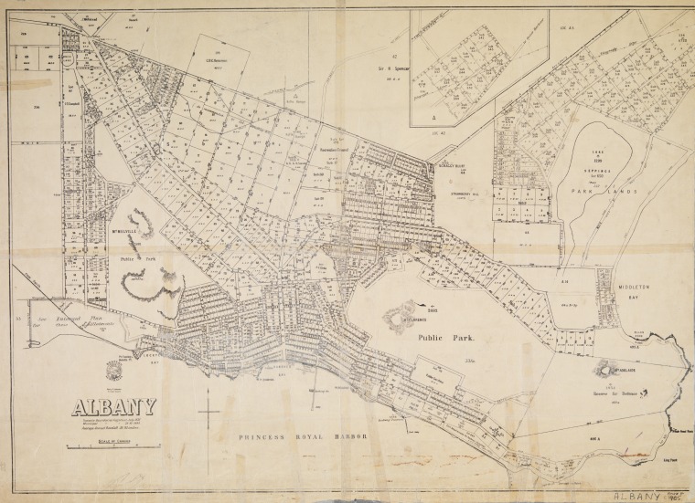 Albany map 1905