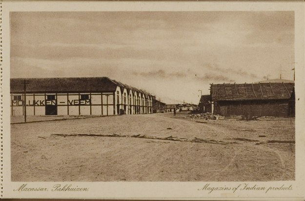 Makassar Lagerhäuser, um 1920