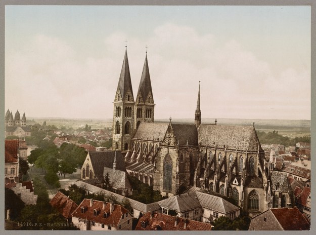 Halberstadt cathedral about 1890