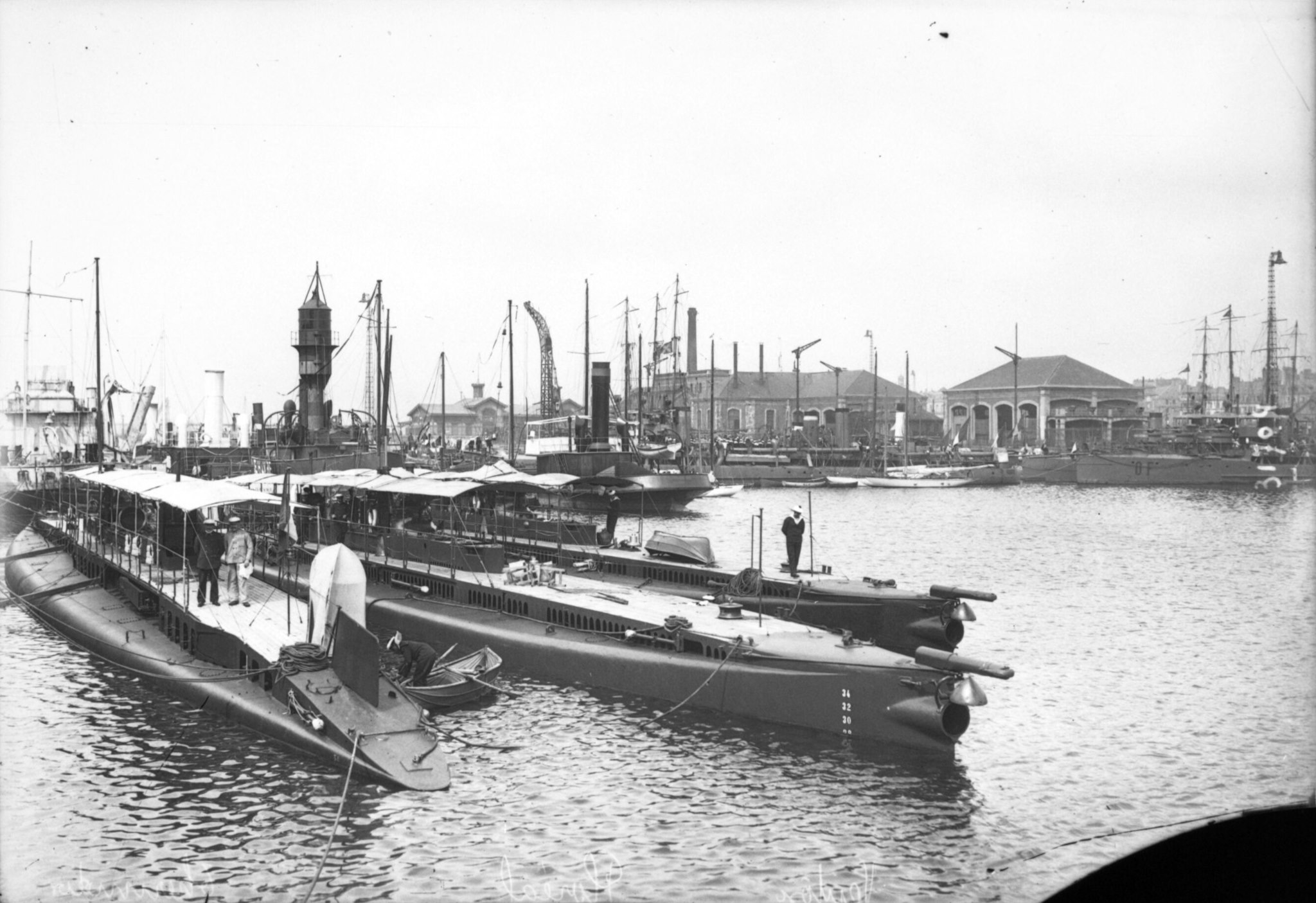 Le Havre, sous-marins 1913