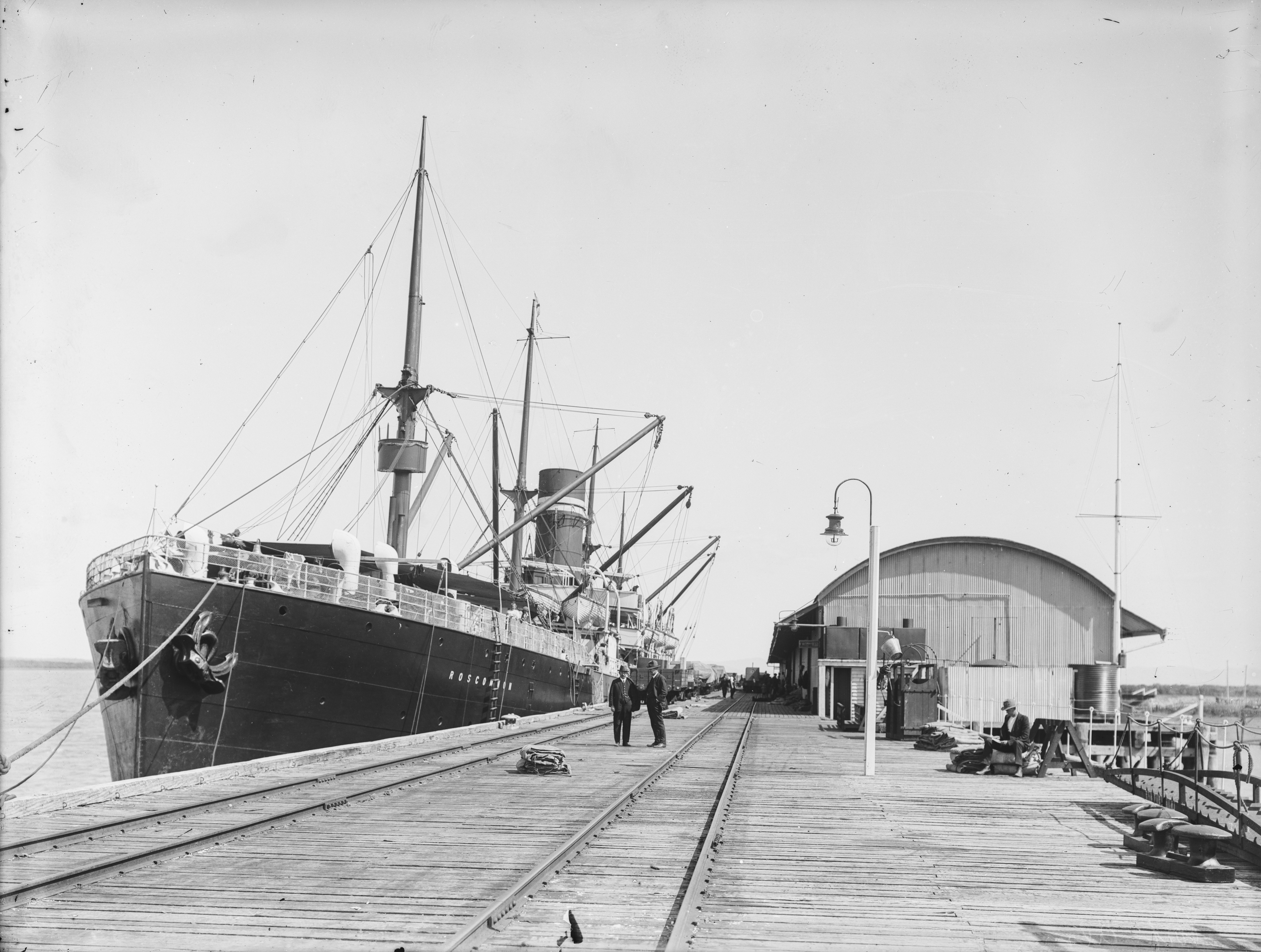 steamship Roscommon in Port Alma, 1912