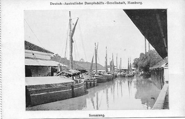 Samarang Java, Pirogen, um 1910