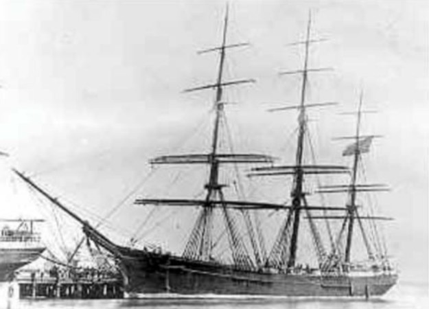 seminole, 1865, full-rigged ship, later barque