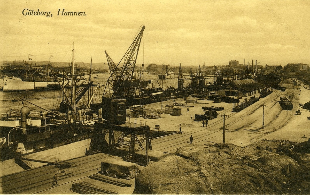 gothenburg harbour about 1900