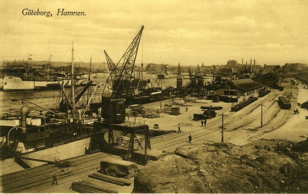 gothenburg harbour about 1900