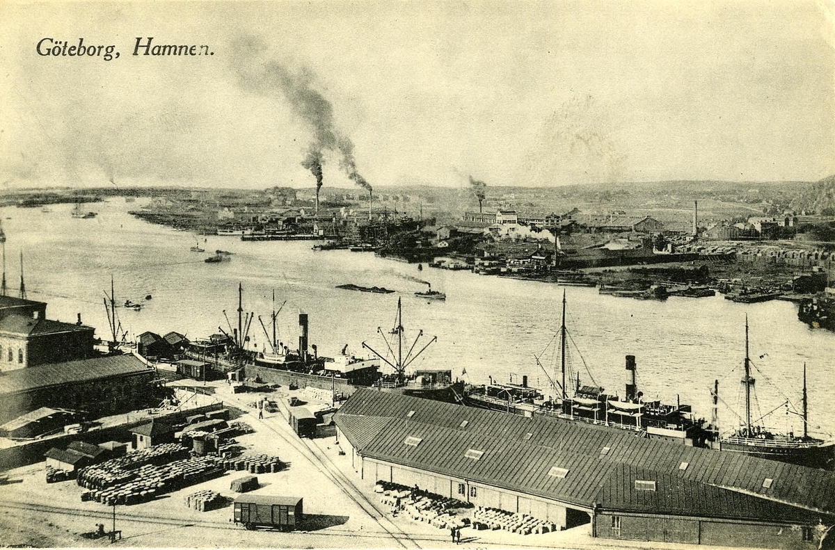 Gothenburg postcard about 1900